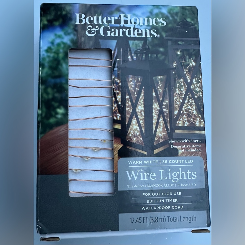 Better Homes And Gardens Warm White Wire Lights